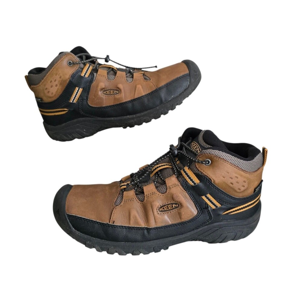 Keen Targhee Mens Size 7 Womens Size 8.5 Waterproof Hiking Boots Brown EU 39